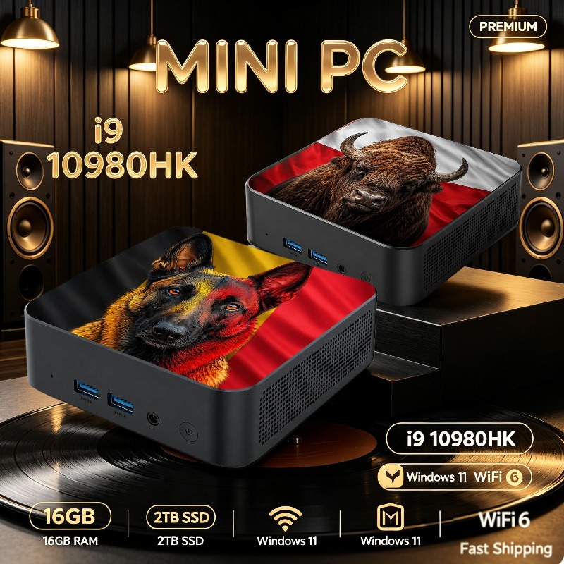 Pc Gaming Desktop - Ordinateur de jeu de bureau compact