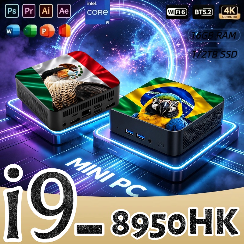 Pc Gaming Portable - Mini PC Core i9-8950HK 16 Go