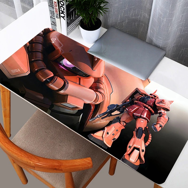 Pc Gaming Keyboard And Mouse - 90x40 cm Gundam Zaku II tapis