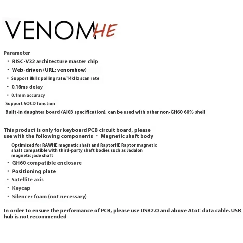 Geonworks Venom60 HE Venom65 H - Pc Gaming Upgrades avis et prix