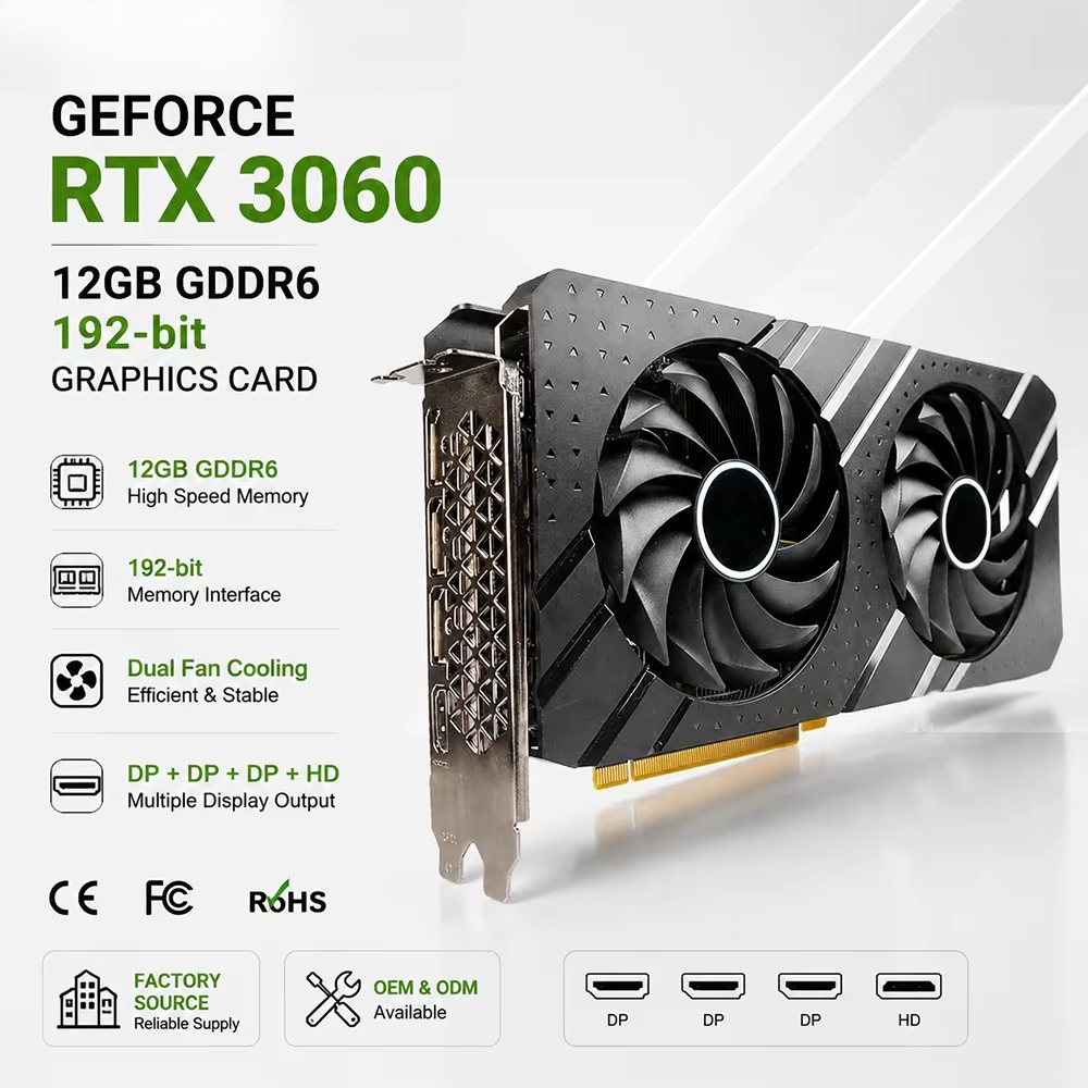 Carte vidéo de jeu OEM RTX 306 - Pc Gaming Rtx 3060 avis et prix