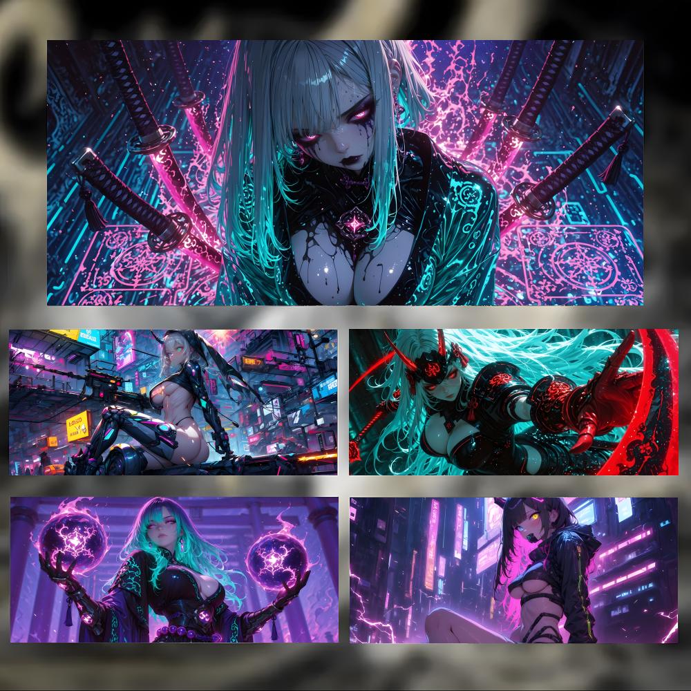 Tapis de souris Cyberpunk Girl - Pc Gaming Girl avis et prix