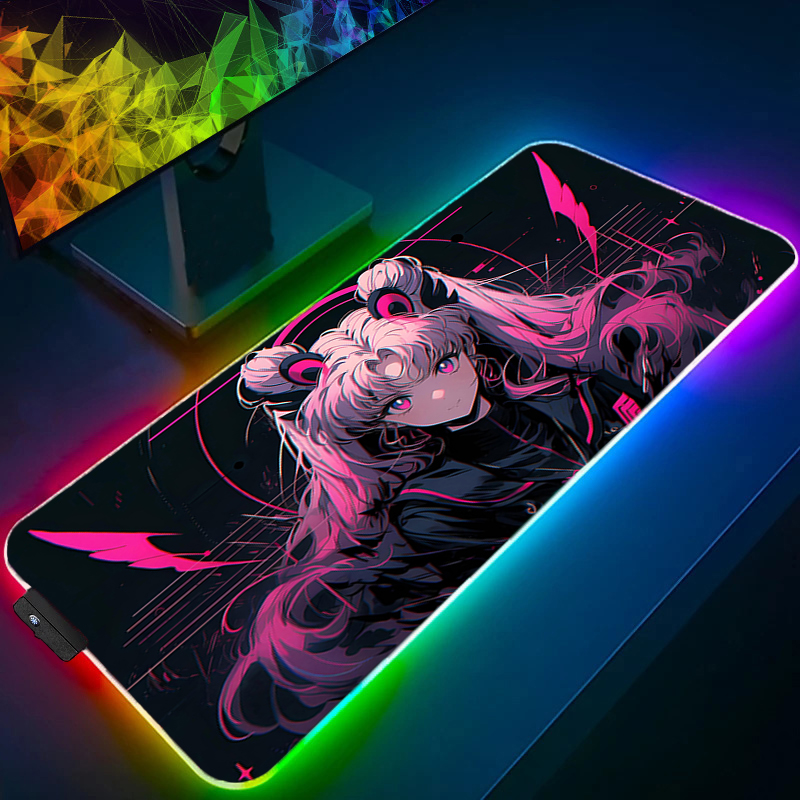 Grand tapis de souris RGB pour - Pc Gaming Kawaii avis et prix